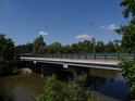 Silniční most přes Chrudimku v Pardubičkách, silnice I/36.