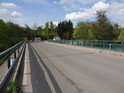 Dolní silniční moste přes Chrudimku v Horním Bradle, silnice II/344.